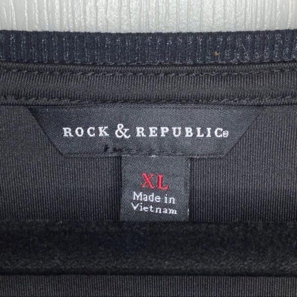 Rock and Republic Sweatshirt Size XL Contrast Design New w Tags Y - Picture 3 of 12